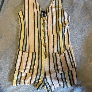 red dress boutique romper medium